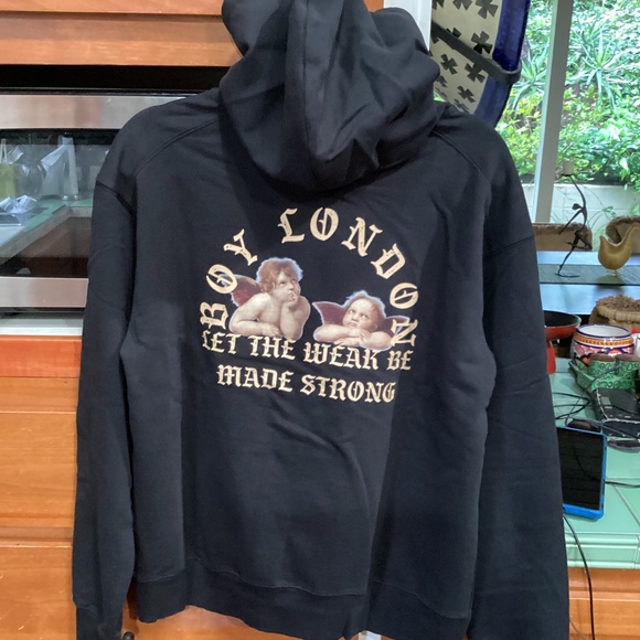 Unisex boy London , sweater ,size M, black color and brand new - Picture 1 of 5